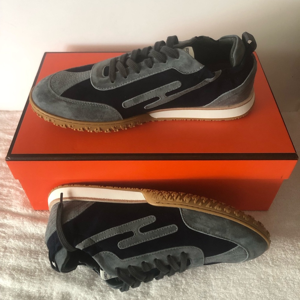 Hermes Black and Gray Sneakers - Picture 3 of 6